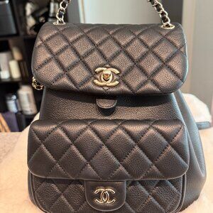 Chanel |  Black Duma Small Backpack ( Not authenticated)